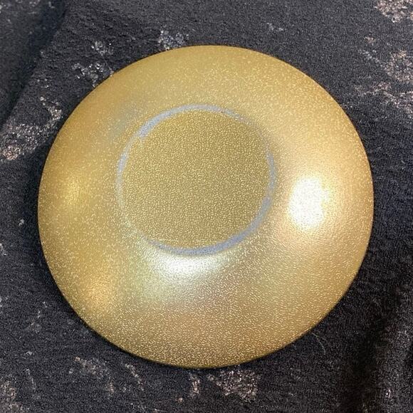 Mosaic Trinket Tray Colorful Stone Gold Tile 6" Unique Cool Art Deco USED - Picture 2 of 9